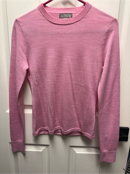 J. Crew Sweaters - J. Crew Soft Pink Long-Sleeve Crewneck Top